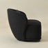 Laura Bouclé Swivel Barrel Chair - Black Swivel Accent Chair | Living Room Swivel Chairs | Kinwell Furniture | Best Swivel Chairs
